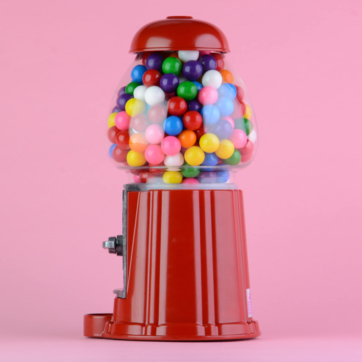 9 Inch Gumball Machine for Kids - Small Gumball Bank - Metal Candy Dispenser - Vintage Gum Ball Machine - Jelly Bean Dispenser Machine - M&M Dispenser