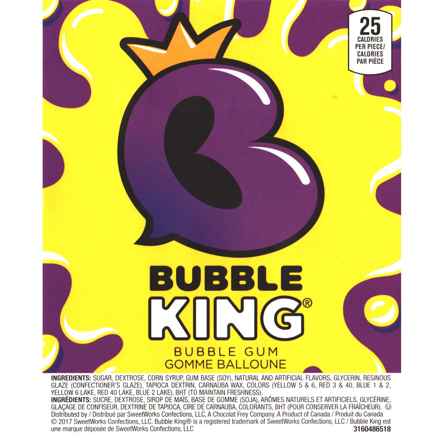 Bubble King Assorted Gumballs 22 mm 19 pound - Gumballs in Bulk - Gumballs Refill - Gumballs for Gumball Machines