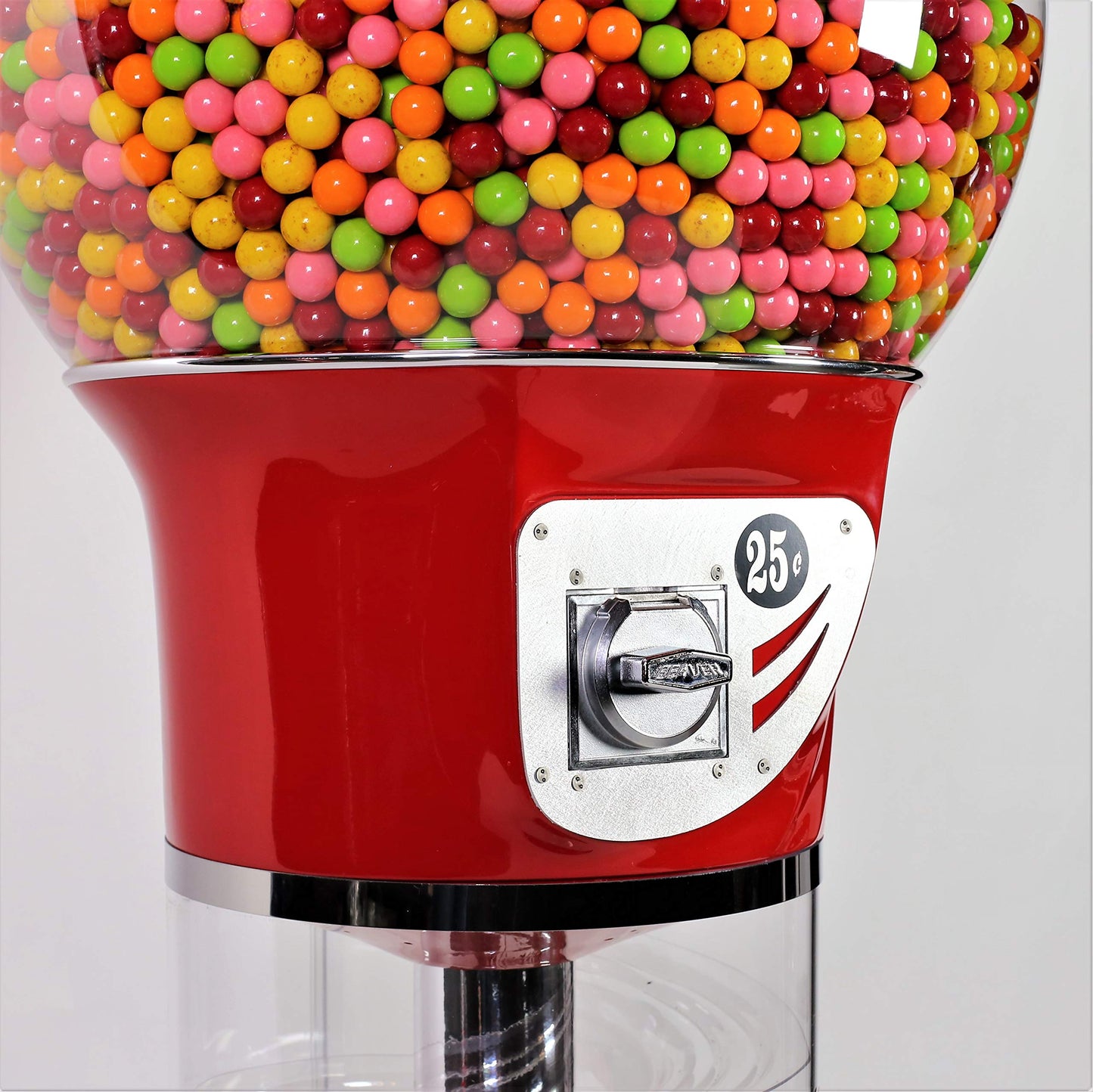 Spiral Gumball Machine Giant 5`6" for $0.25. Great for 1” Gumballs, Toys in Round Capsules, Bouncy Balls.