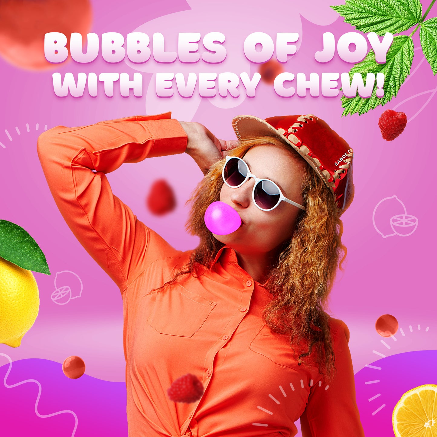 Gumballs for Gumball Machine - 1" Inch Pink Lemonade Flavored Bubble Gum - 3.4 LB Bag