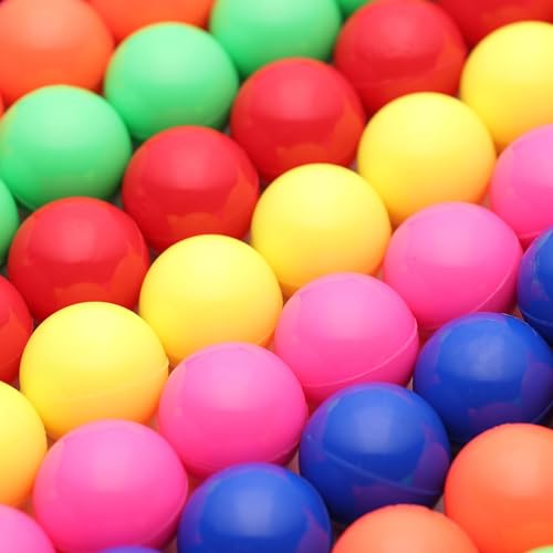 Entervending Bouncy Balls - 144 Pcs Small Bouncing Balls - 1.06 Inch Bounce Balls - Hot Colored Bouncing Balls for Kids - Vending Machine Toys - Bouncy Ball Vending Machine Refill in Bulk