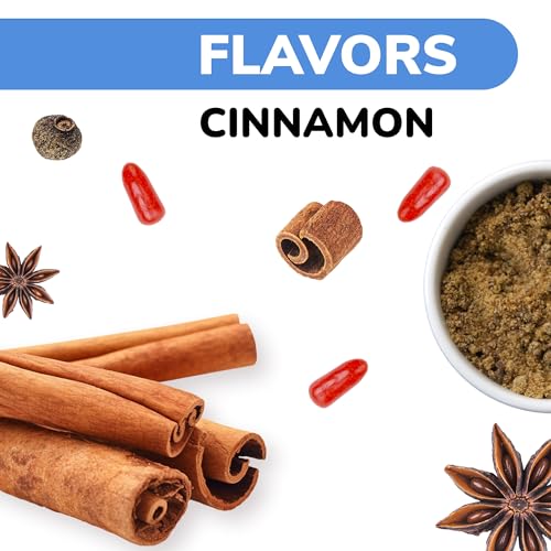 Cinnamon Jelly Candy - 14 Oz Hot Cinnamon Candies - Soft and Chewy Spicy Red Candy for Kids - Gluten Free Candy - Candies in Bulk