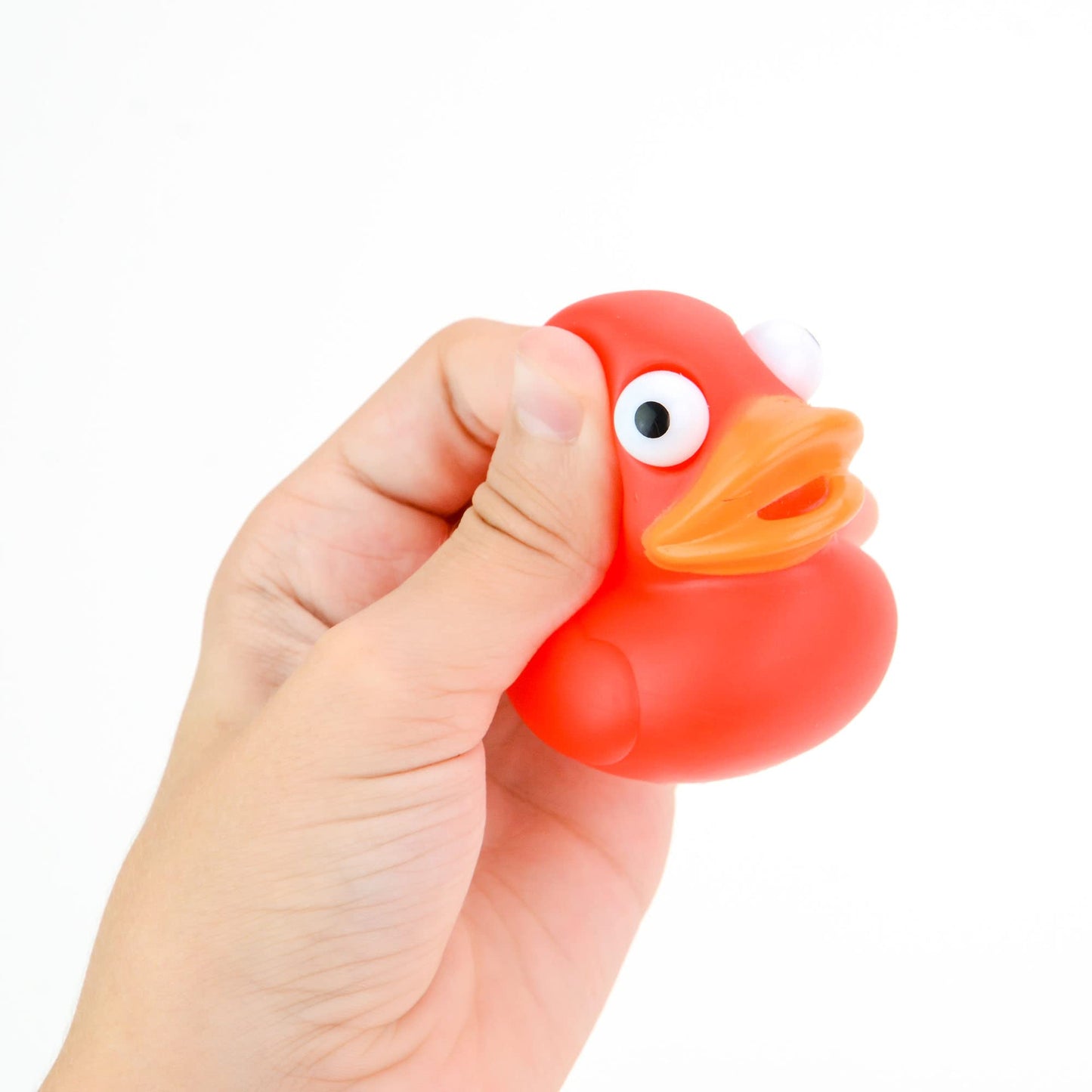 Ducky Eye Poppers 2 Inch - Easter Egg Fillers - Playset for Ducky Bath Toys 10 Pcs - Ducky City Rubber Duck - Baby Beach Pool - Bulk Gifts for Kids