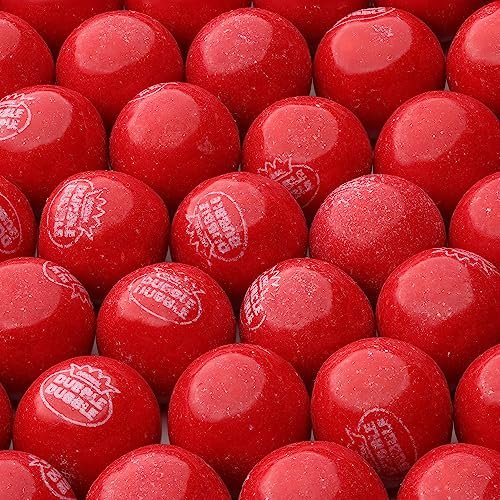 Gumballs for Gumball Machine - 1 Inch Large Gumballs - Cherry Flavored Bubble Gum Red Gumballs - 15 Lb Large Gumballs Bulk Box - 850 Pcs Gumball Machine Refills - Kids Gum - Gum Balls
