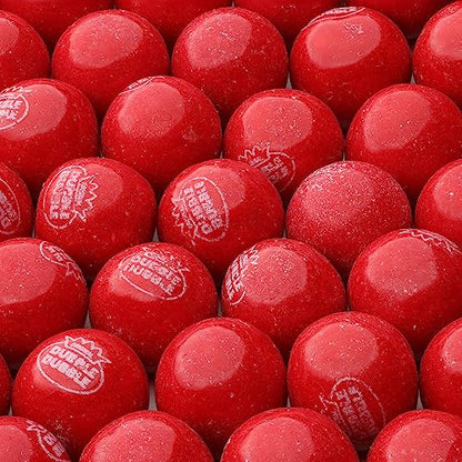 Gumballs for Gumball Machine - 1 Inch Large Gumballs - Cherry Flavored Bubble Gum Red Gumballs - 15 Lb Large Gumballs Bulk Box - 850 Pcs Gumball Machine Refills - Kids Gum - Gum Balls