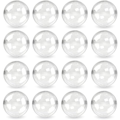 Vending Machine Empty Round Capsules 1.1" 500 pcs Bulk Capsule for Toy Gumball Machines Small Clear Containers Surprise for Kids Party Favor Prize