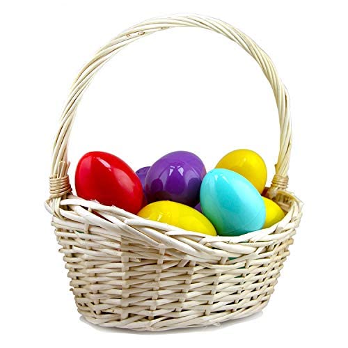 Easter Eggs 3” – Colorful Capsule Eggs with Surprise Egg Toy - Easter Basket Stuffers - Plastic Easter Eggs Filler Bulk - Egg Hunt Kids Surprise