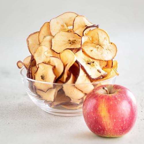 Natural & Sugar Free - 2.5 OZ Premium Dehydrated Apple Slices for Cocktails Tea Cake Decoration - Dried Fruits for Cocktail Garnish - 2 packs