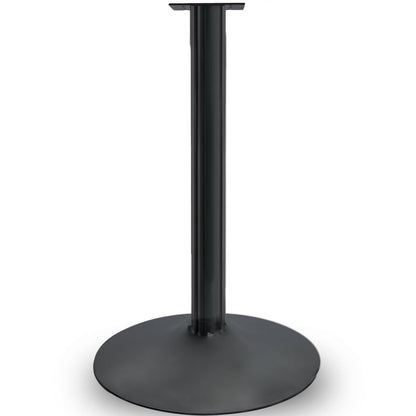Single Metal Stand with Square Flange and Round Base for Candy Gumball Capsule Vending Machines