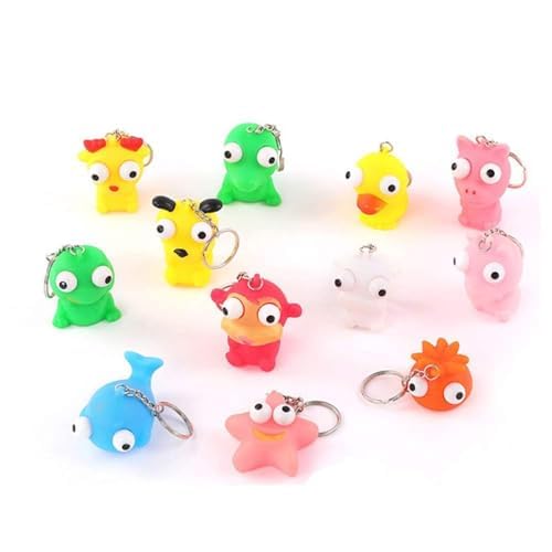 Entervending Popping Eye Key Chains 12 pcs