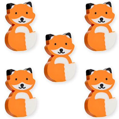 Erasers for Kids - Pencil Eraser Animals - Mini Erasers Kids - Cute Erasers for Classroom Prizes - Mini School Supplies