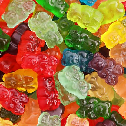 Gummy Bears - Assorted 12 Flavors Gummies Candy in Bag - 18 oz Gummy Bear Candies Mix - Fun and Delicious Gummy Snack