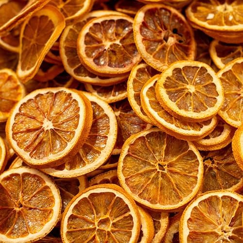 Natural & Sugar Free - 2.5 OZ Premium Dehydrated Orange Slices for Cocktails Tea Cake Decoration - Dried Citrus for Cocktail Garnish - 4 packs