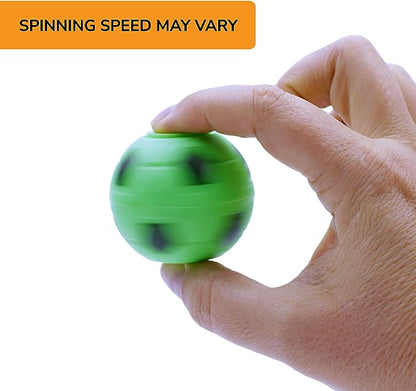 Entervending Fidget Spinners - 2 Inch Stress Balls - 100 Pcs Soccer Party Favors for Kids - Mini Fidget Spinners - Classroom Prizes