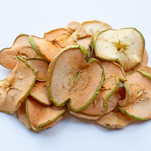 Natural & Sugar Free - 2.5 OZ Premium Dehydrated Apple Slices for Cocktails Tea Cake Decoration - Dried Fruits for Cocktail Garnish - 2 packs