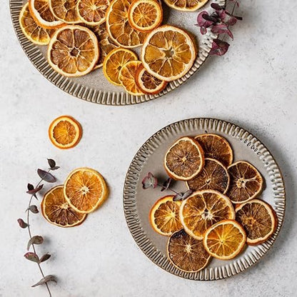 Natural & Sugar Free - 2.5 OZ Premium Dehydrated Orange Slices for Cocktails Tea Cake Decoration - Dried Citrus for Cocktail Garnish - 2 packs