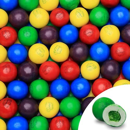Crushed Lollipop Gumballs - 1 Inch - Bulk Candy Bag - 1.3 LB - Vending Machine Gumballs - Great for Party Favors, Goody Bags, Cake Decorations