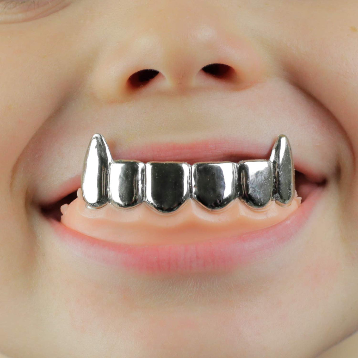 Grillz, Vampire and Pirate Teeth for Halloween, Holiday Parties. for Vending Machine - 2" Capsules (10 Count)
