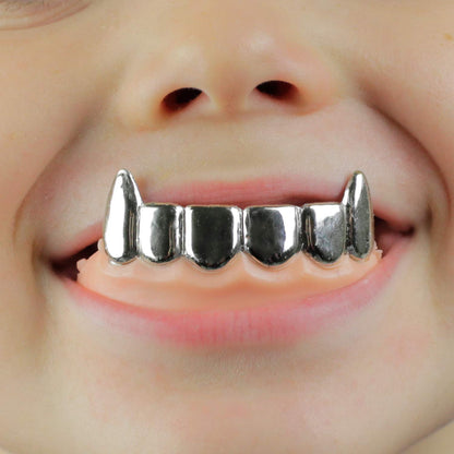 Grillz, Vampire and Pirate Teeth for Halloween, Holiday Parties. for Vending Machine - 2" Capsules (10 Count)