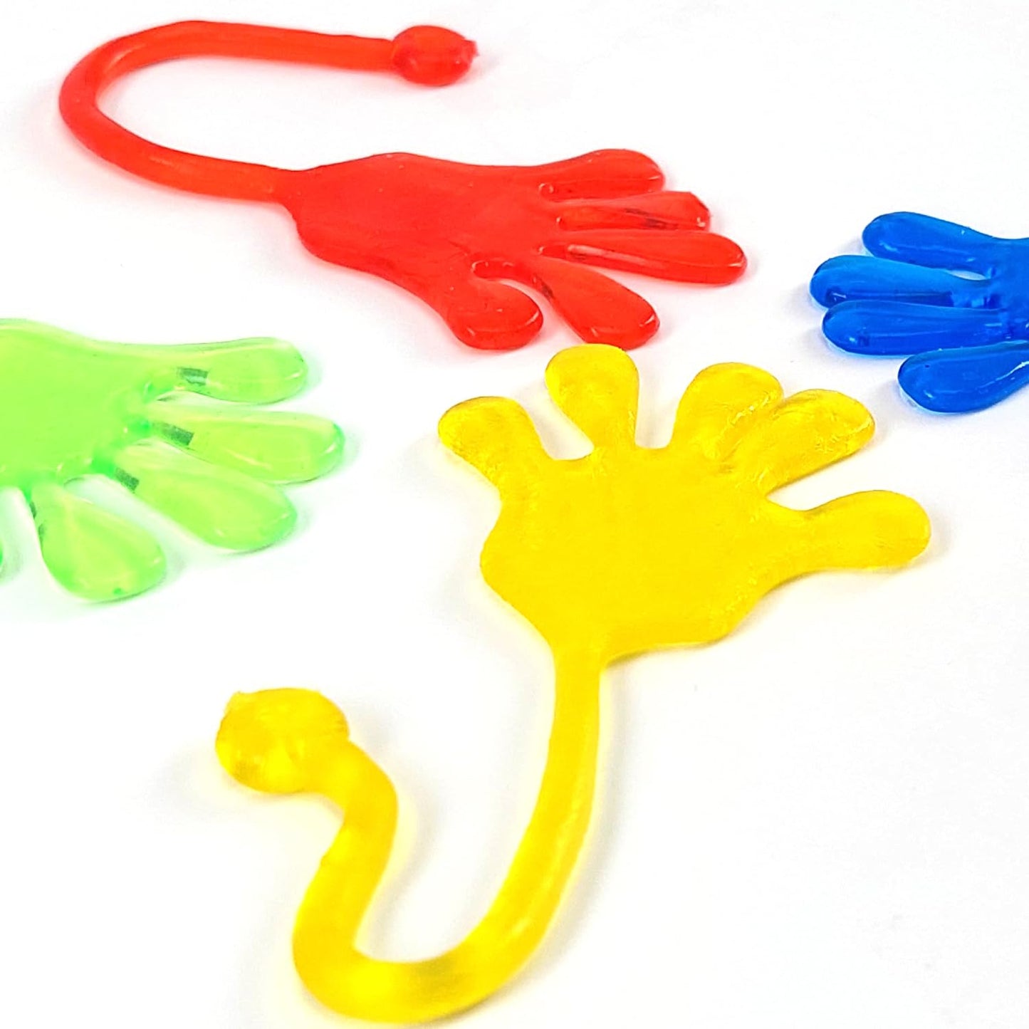 Sticky Hands for Kids - Slappy Hands - Stretchy Toys - 7 Inch Sticky Hand - Sensory Toys - Party Favors for Kids - Easter Toys