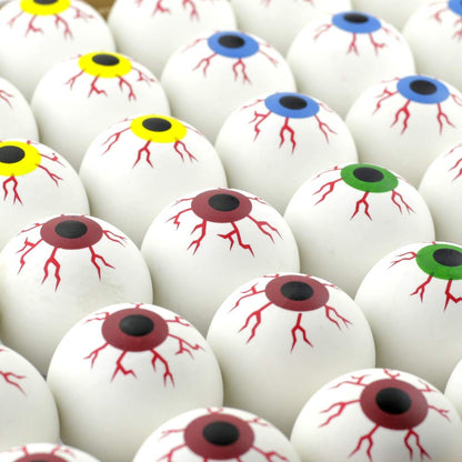 Bouncy Balls Big Eye Rubber Bouncing Ball for Class Activities 50 pcs in Bulk 49 mm