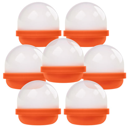 Capsule Vending Machine Translucent Orange Acorn Capsules Empty 50 pcs 2 inch - Gumball Machine Capsules Bulk Party Favors DIY Containers - Easter Basket Stuffers Gifts Pinata Stuffers