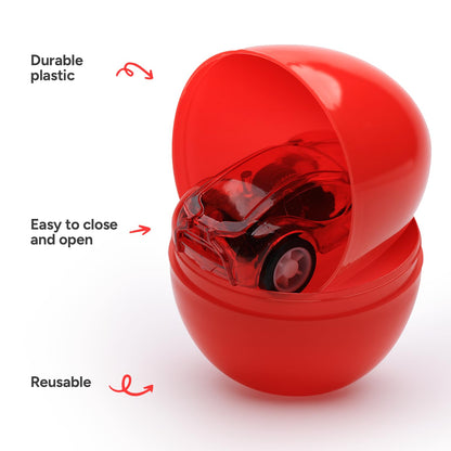 Easter Eggs 3” - Bright Fillable Easter Eggs – 12 pcs - Easter Basket Stuffers - Empty Large Enough to Hold Toy and Candy - Plastic Easter Egg Filler Bulk - Egg Hunt Kids Surprise