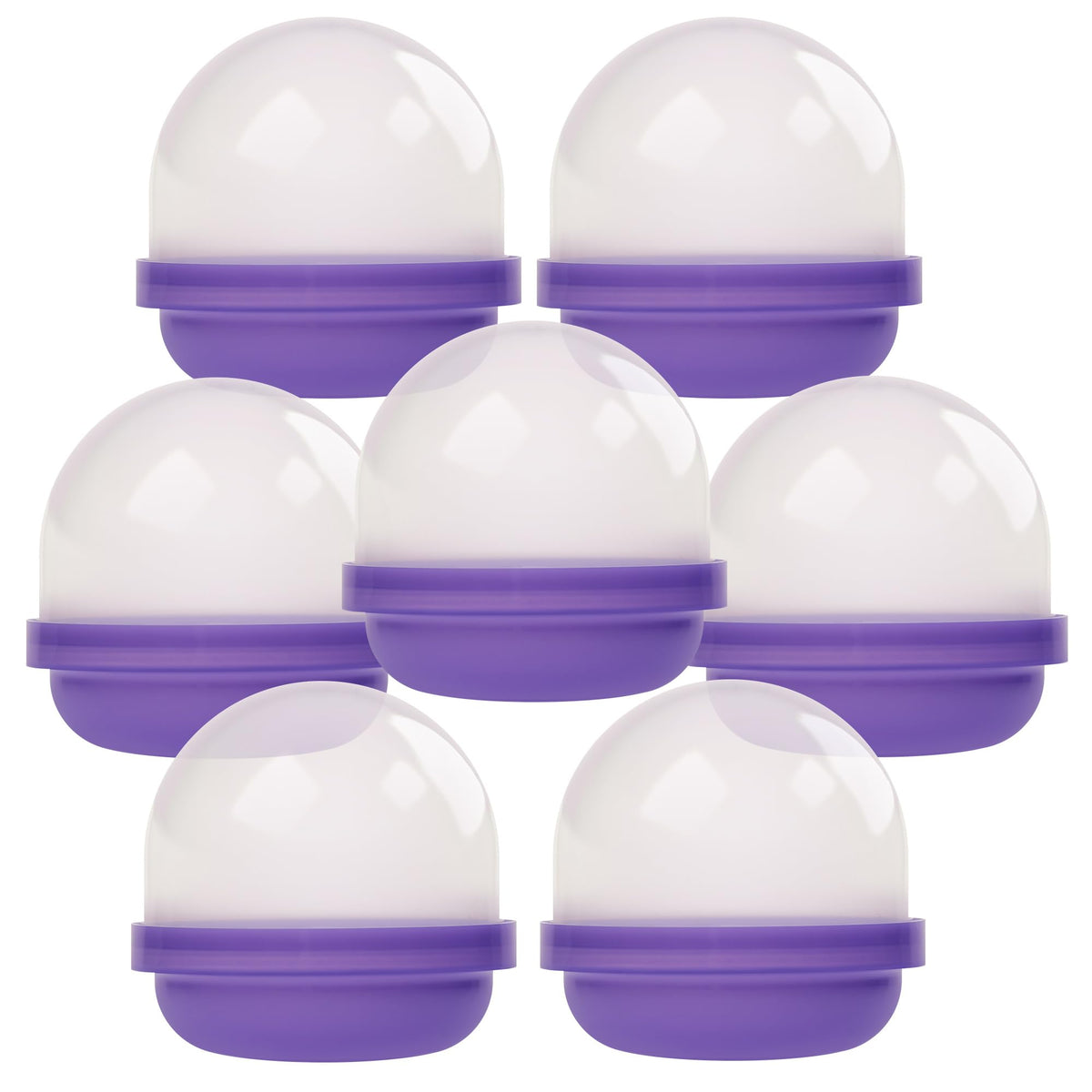 Capsule Vending Machine Translucent Purple Acorn Capsules Empty 50 pcs 2 inch - Gumball Machine Capsules Bulk Party Favors DIY Containers - Easter Basket Stuffers Gifts Pinata Stuffers