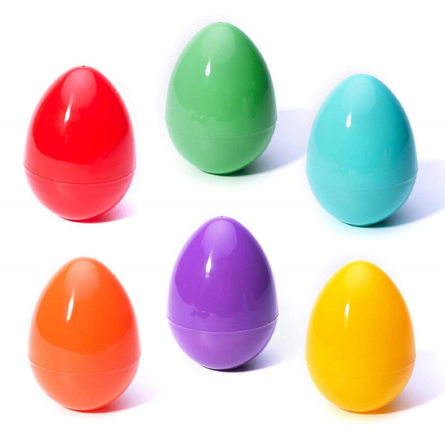 Easter Eggs 3” – Capsule Eggs with Surprise Egg Toy - Easter Basket Stuffers - Plastic Easter Eggs Filler Bulk - Egg Hunt Kids Surprise