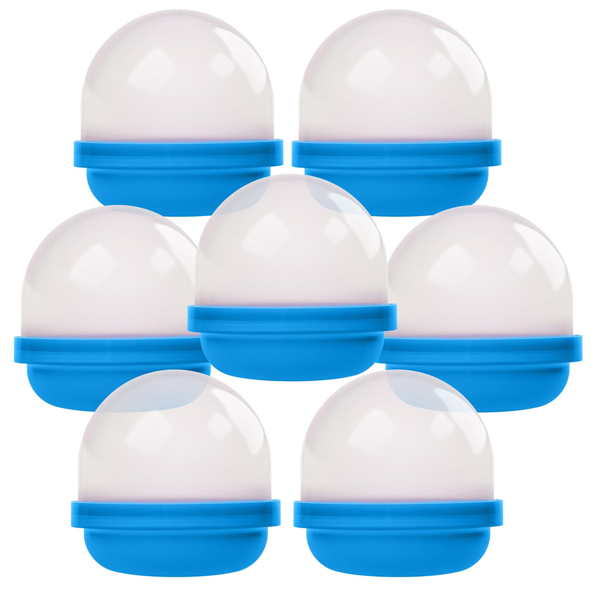 Capsule Vending Machine Translucent Blue Acorn Capsules Empty 50 pcs 2 inch - Gumball Machine Capsules Bulk Party Favors DIY Containers - Easter Basket Stuffers Gifts Pinata Stuffers