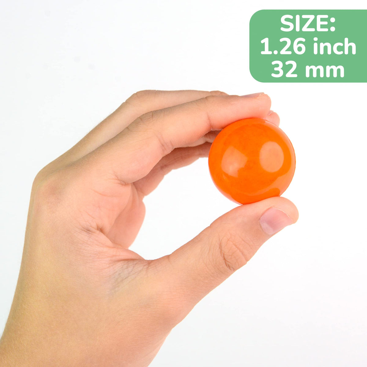 Bouncy Balls - 50 Pcs Small Bouncing Balls - 1.26 Inch Bounce Balls - Fresh Colored Bouncing Balls for Kids - Vending Machine Toys