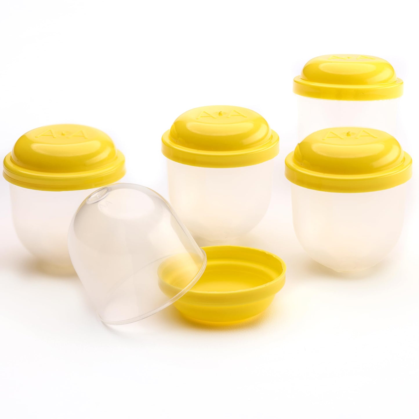 1.1 Inch Tiny Frosty Clear-Colored Acorn Capsules - Empty Toy Capsules - Plastic Capsules for Toys - 28 mm Prize Machine Capsules