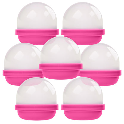 Capsule Vending Machine Translucent Pink Acorn Capsules Empty 50 pcs 2 inch - Gumball Machine Capsules Bulk Party Favors DIY Containers - Easter Basket Stuffers Gifts Pinata Stuffers
