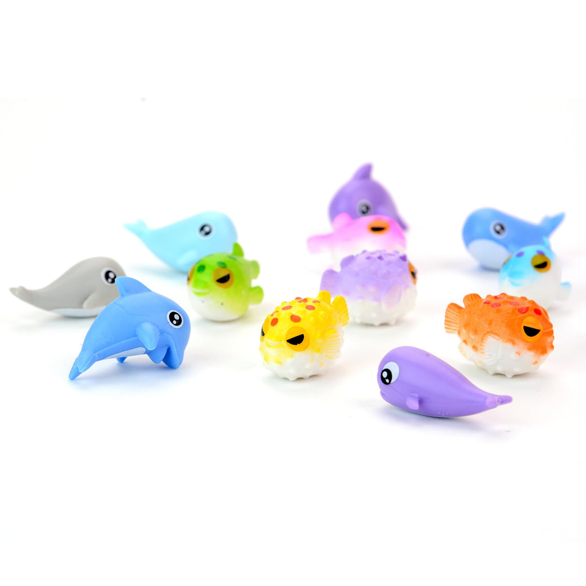 Sea Animals Mini Toys - 50 Pc Bulk Sea Creatures - Easter Egg Fillers for Boys and Girls - Party Favors & Classroom Prizes