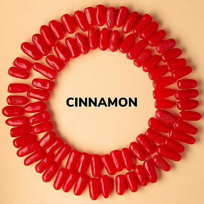 Cinnamon Jelly Candy - 1.8 Lb Hot Cinnamon Candies for Vending - Soft and Chewy Spicy Red Candy for Kids - Gluten Free Candy - Candies in Bulk - Vending Machine Candy