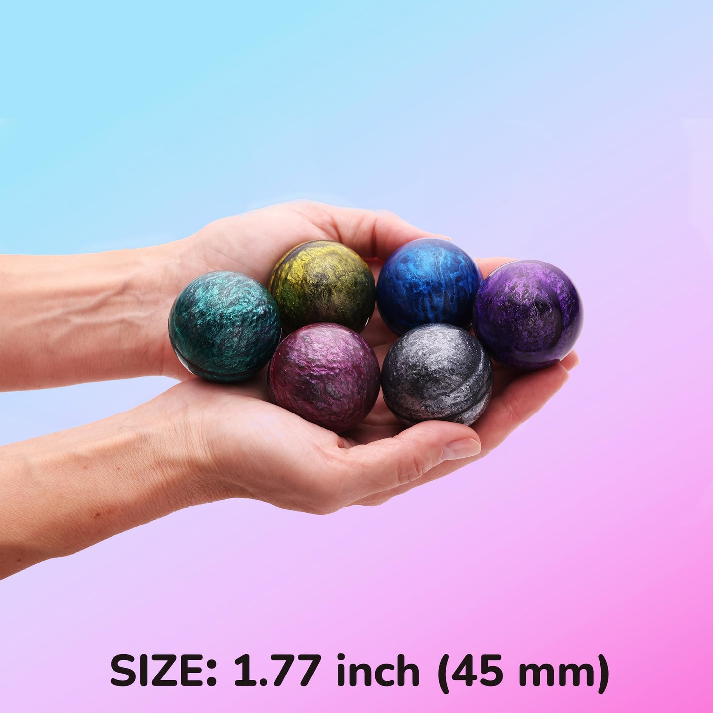 Bounce Balls - 25 mm Little Balls for Kids - Bouncy Balls Party Favors - Gumball Machine Bouncy Balls Bulk Refill