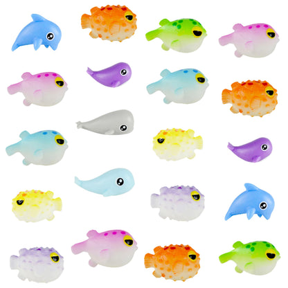 Sea Animals Mini Toys - 50 Pc Bulk Sea Creatures - Easter Egg Fillers for Boys and Girls - Party Favors & Classroom Prizes