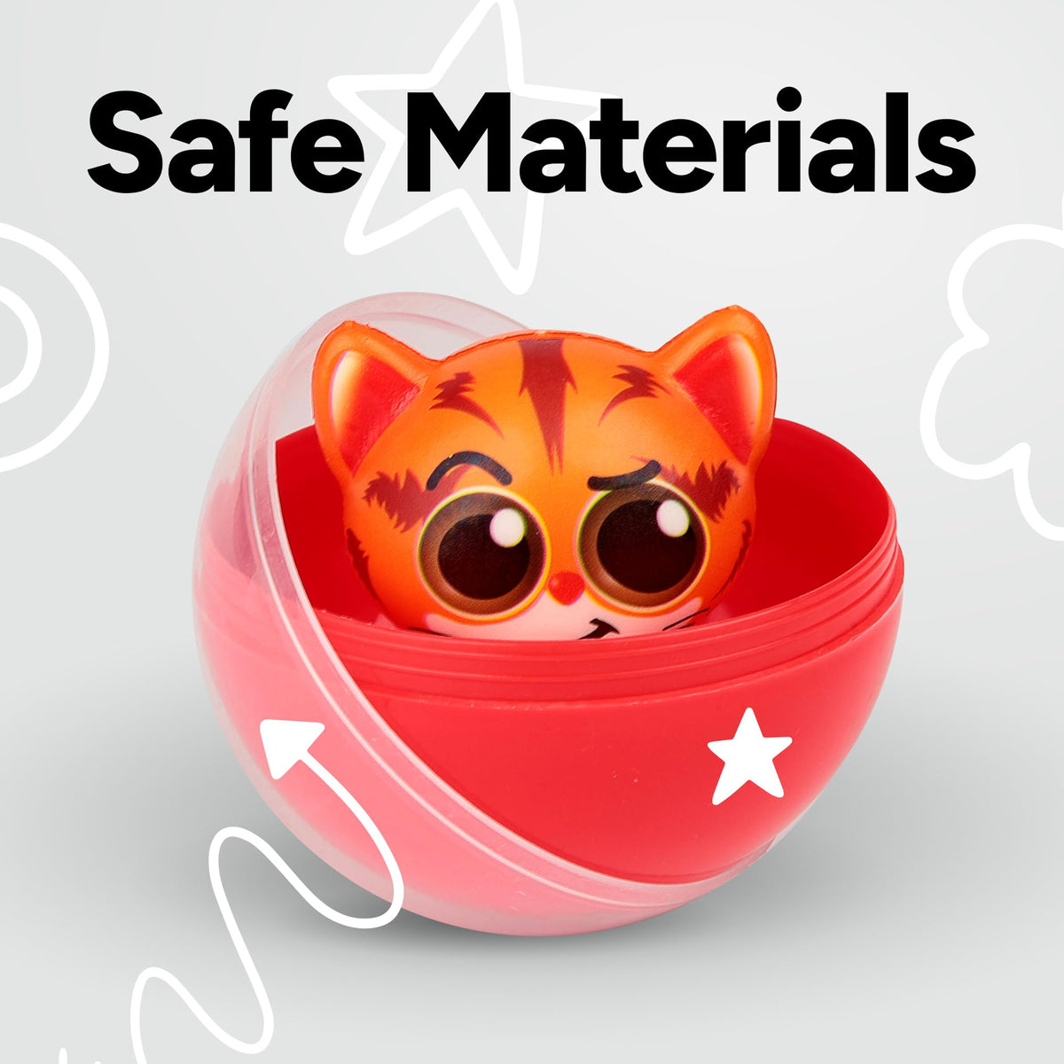 Capsule Vending Machine Translucent Round Capsules Empty 14 pcs 4.7 inch - Gumball Machine Capsules Easter Basket Stuffers Birthday Gifts - Pinata Stuffers DIY Craft Supplies Claw Machine Refills