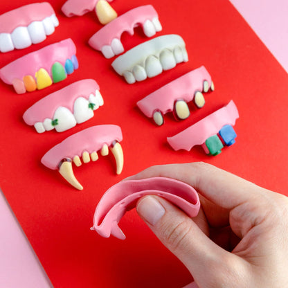 Halloween Fake Teeth for Party Favors for Kids - Easter Egg Fillers - Goodie Bag Supplies - Pinata Stuffers - Bulk Gifts for Kids