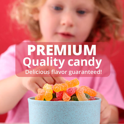 Gummy Worms - 12 oz Jar - Gummy Candies Mix - Fun and Delicious Gummy Snack - Fruity Candy