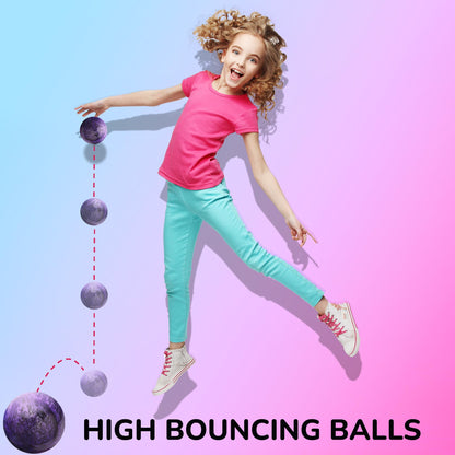 Bounce Balls - 25 mm Little Balls for Kids - Bouncy Balls Party Favors - Gumball Machine Bouncy Balls Bulk Refill