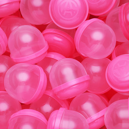 Capsule Vending Machine Translucent Pink Acorn Capsules Empty 50 pcs 2 inch - Gumball Machine Capsules Bulk Party Favors DIY Containers - Easter Basket Stuffers Gifts Pinata Stuffers
