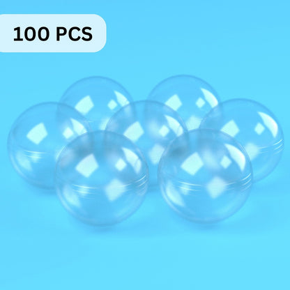 Vending Machine Empty Round Clear Capsules - Capsule for Toy Gumball Machines Small Containers Surprise for Kids Party Favor Prize