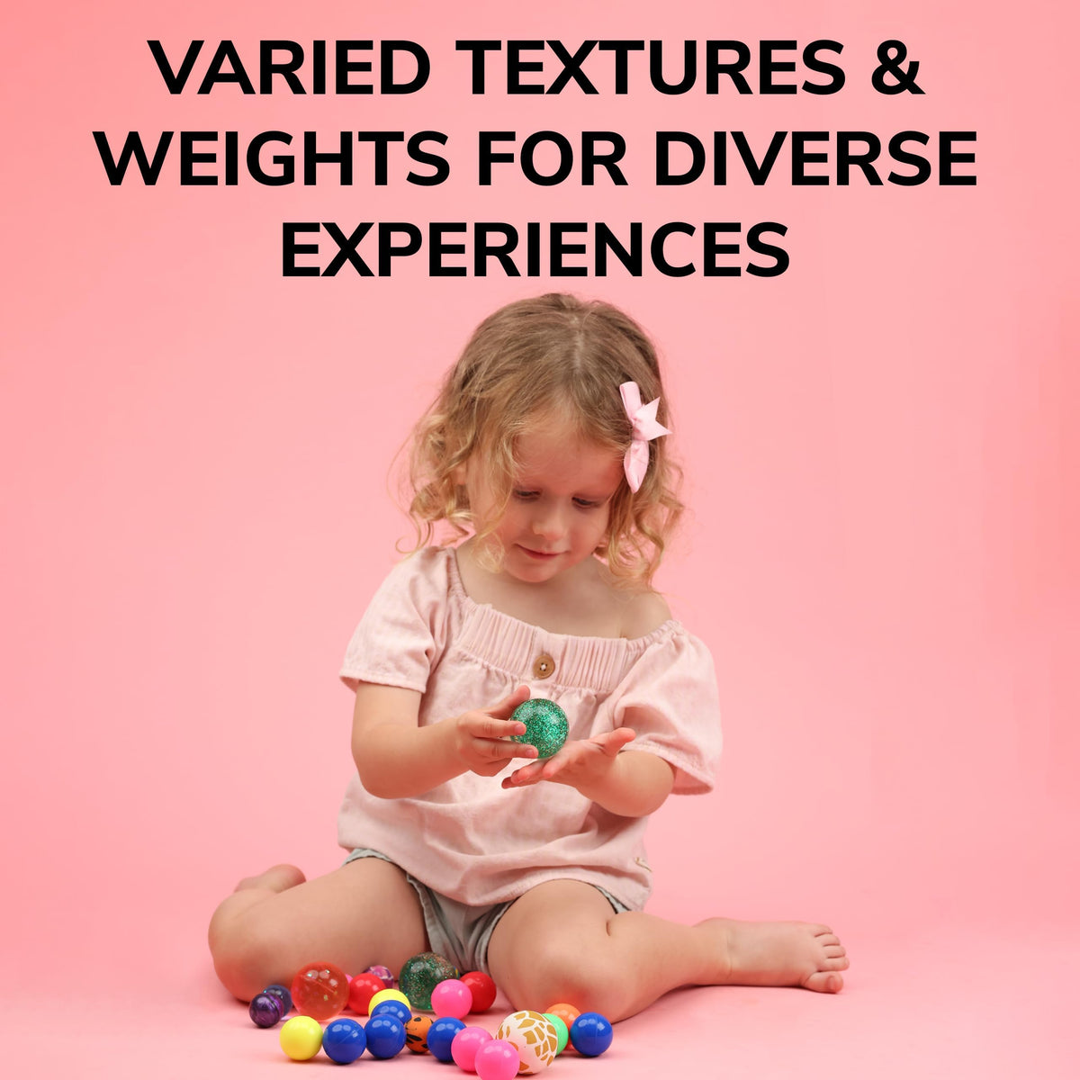 Bouncy Balls - 20 pcs Mega Mix Bouncing Balls Assorted Pack - 4 Sizes: 60mm, 45mm, 32mm and 25mm - Bouncy Balls for Kids - Bouncy Ball Toys for Capsule Vending Machine - Party Favors