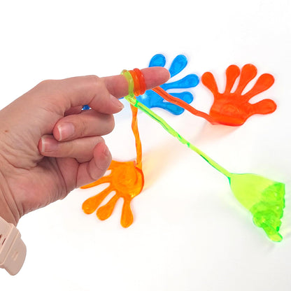 Sticky Hands for Kids - Jumbo Slappy Hands - Stretchy Toys - Giant Sticky Hand - Sensory Toys - Party Favors