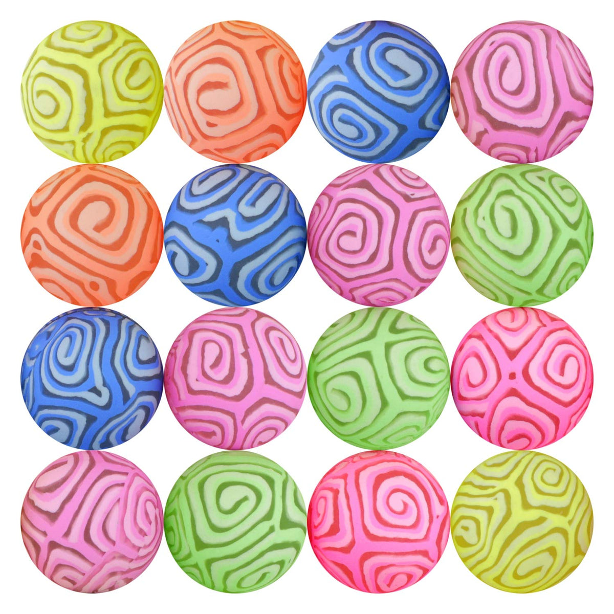 Rubber Bouncy Balls for Toy Capsule Vending Machine 50 pcs in Bulk 49 mm