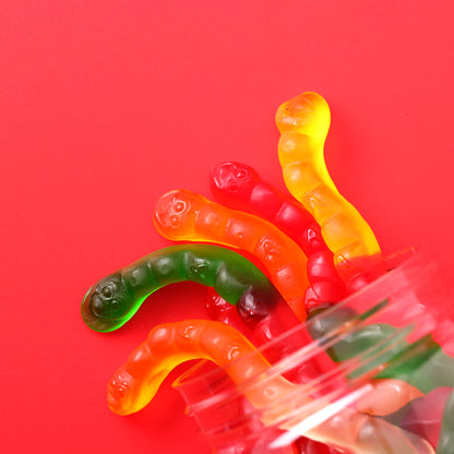 Gummy Worms - 12 oz Jar - Gummy Candies Mix - Fun and Delicious Gummy Snack - Fruity Candy