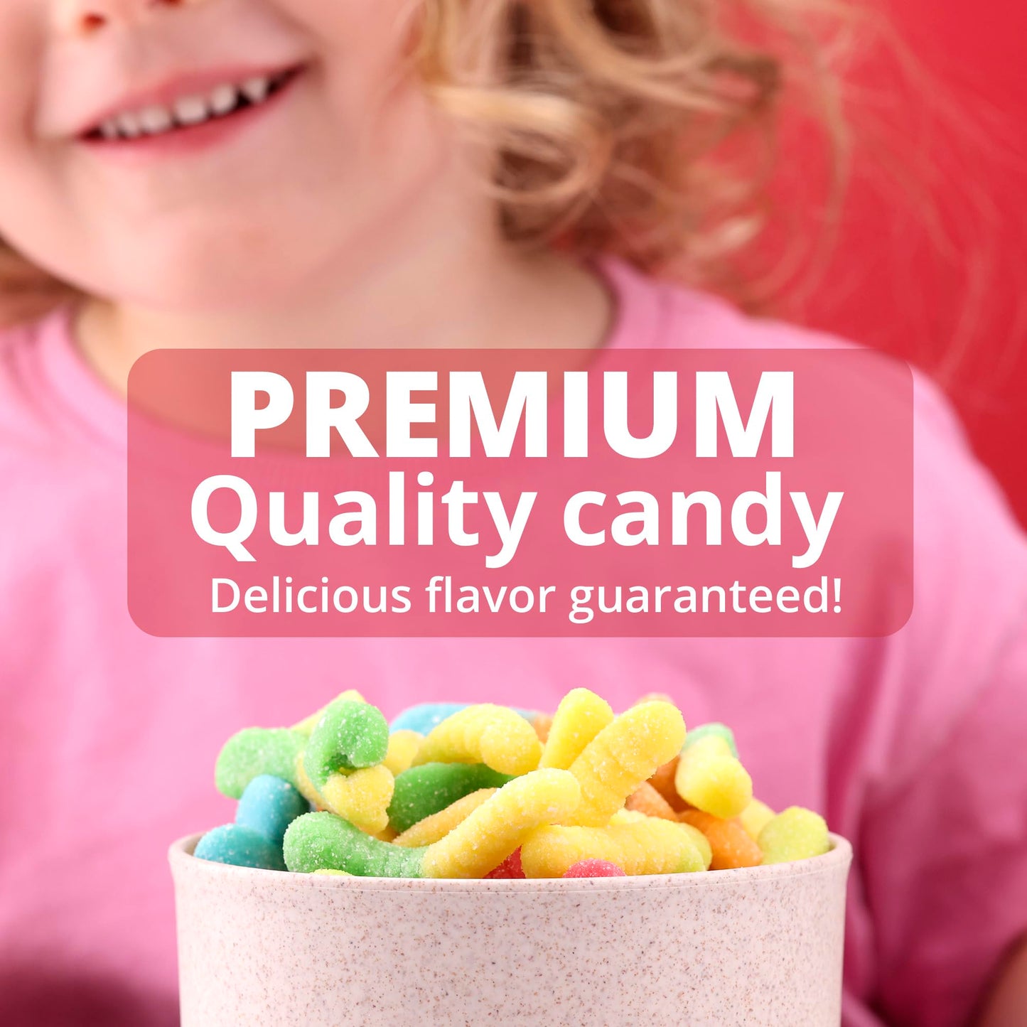 Gummy Worms - 12 oz Jar - Gummy Candies Mix - Fun and Delicious Gummy Snack - Fruity Candy