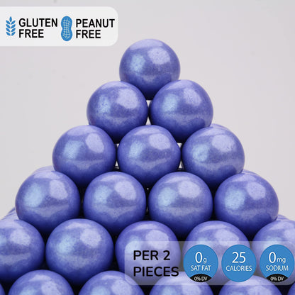 Gumballs for Gumball Machine - Shimmer Lavender Gumballs - Raspberry Flavored Bubble Gum 1 Inch Large Gumballs - Kids Gum - Bulk Gum Balls 2 Lb