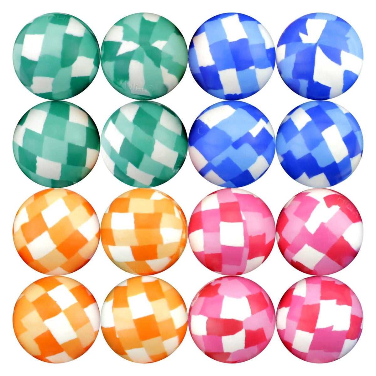 Bouncy Balls for Kids Party Favors and Capsule Vending Machines 50 Balls in Bulk 45 mm
